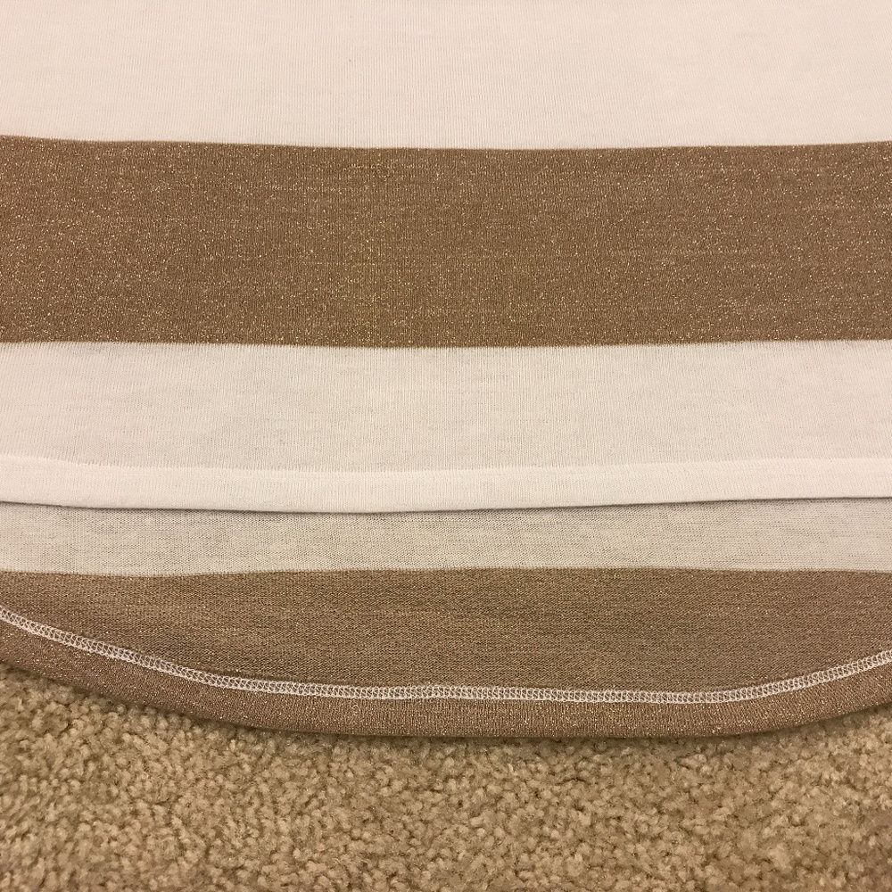 INC White/Gold Top - Picture 6 of 8